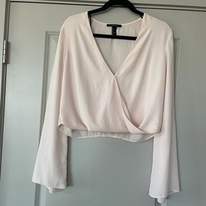 Forever21 surplus blouse, faint blush color
